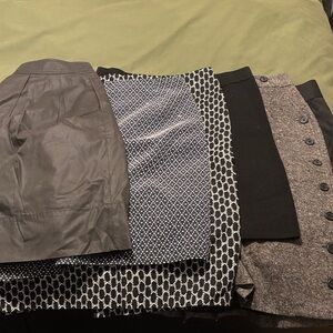 Bundle of 6 work skirts